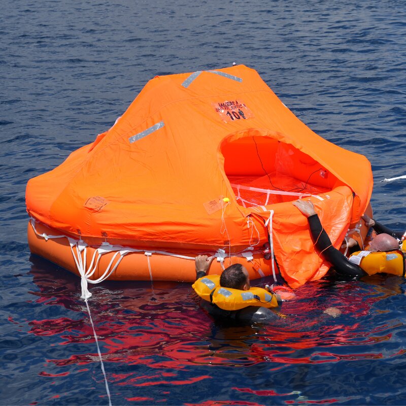 LALIZAS ISO ATLANTIC II Liferaft PG, grab bag > 24H_7046_7135