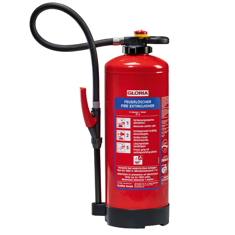 LALIZAS Fire Exting. Lithium-Ion Battery PFAS Free,9L,Cartr.Oper.,w/wall bracket,SOLAS/MED(EN,GR,CN)_7179_7179