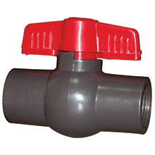 Ball valves, PVC