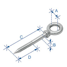 Eye woodescrew