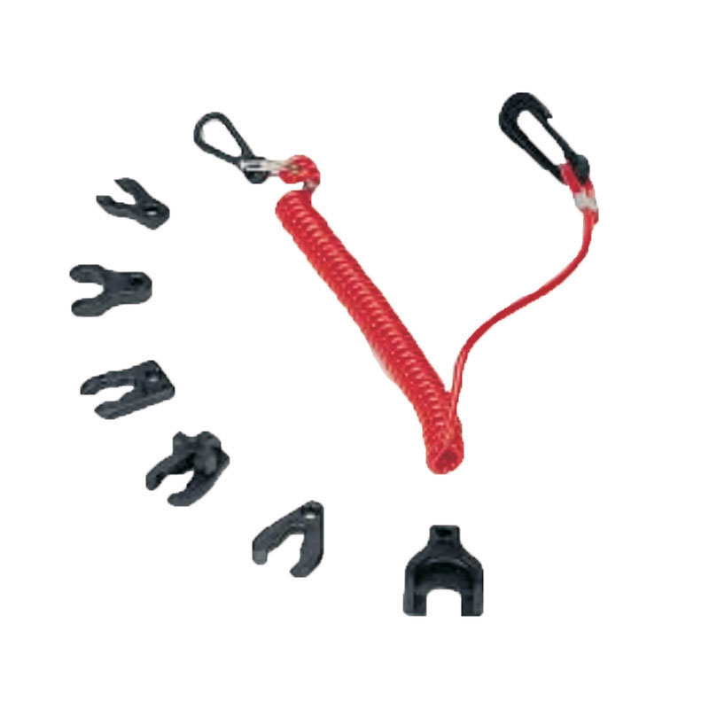 Kill Switch Key with Coil Lanyard, Set