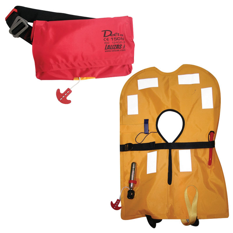 Delta Inflatable Lifejacket Belt-Pack, 150N, ISO 12402-3