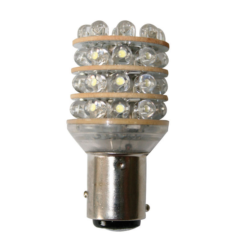 Bulb 12V, LED, T25 BAY15D, cool white - 36 LEDs