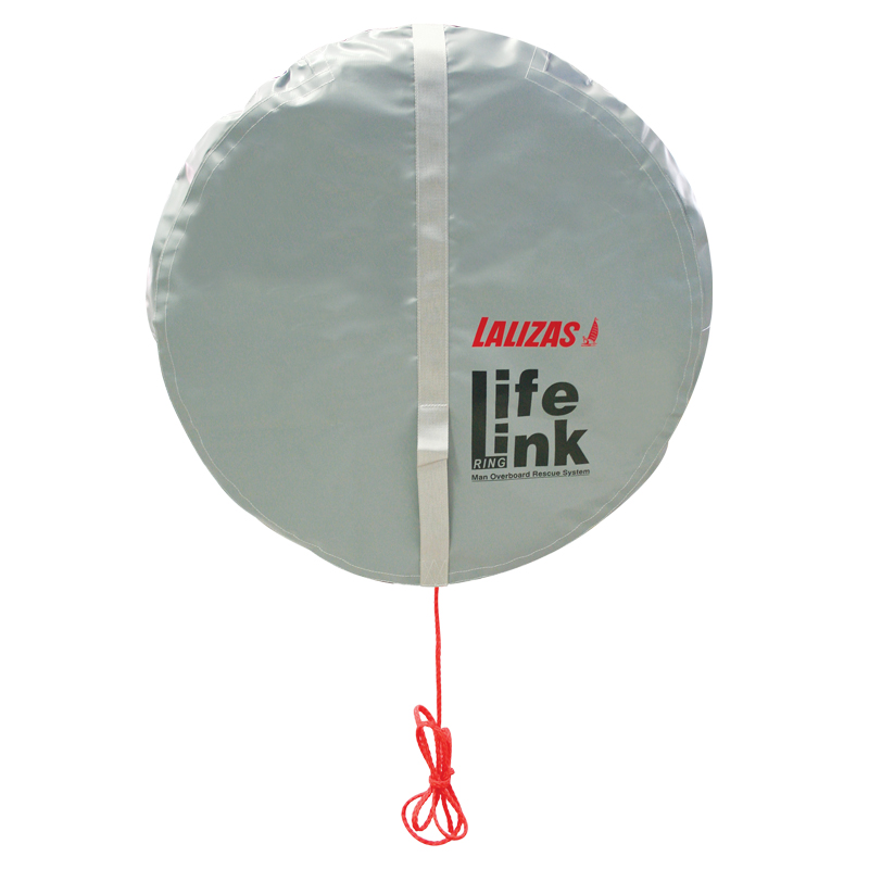 Set Lifebuoy Ring SOLAS 75cm, Lifeb. Light 71325, 30m rope, case gray