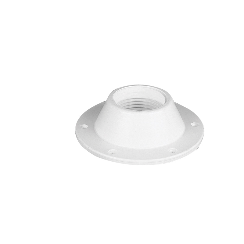 Table Bottom Plate, Deck-mount, White