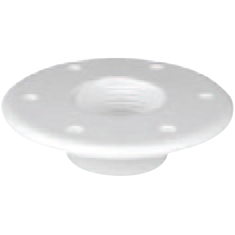 Table Bottom Plate, Flushmount, White