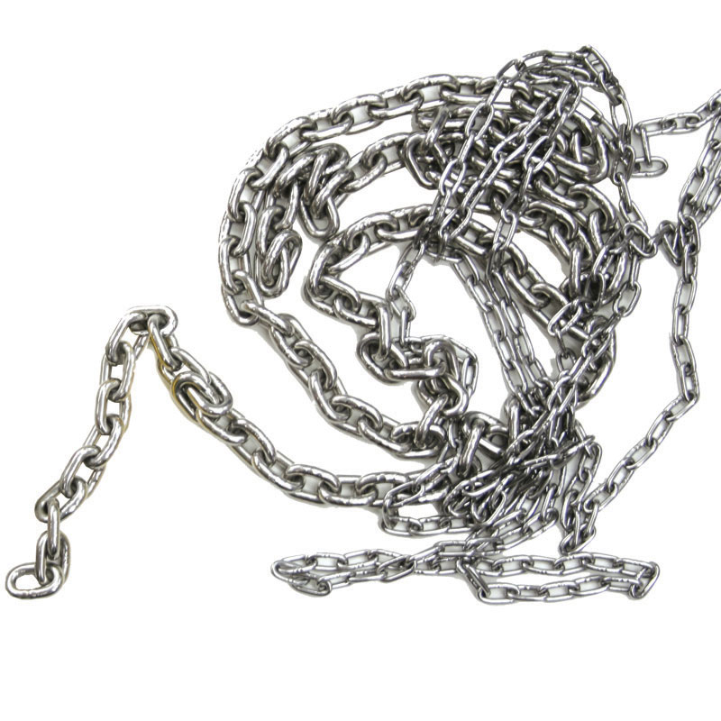 YACHT CALIBRATED HOT DIP GALVANISED ANCHOR CHAIN 3MTR x 6MM BOAT 