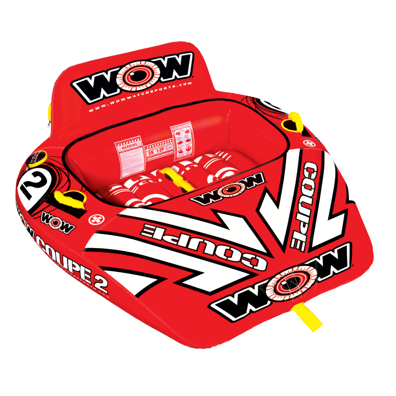 WOW Ski Tube, 2p COUPE COCKPIT towable