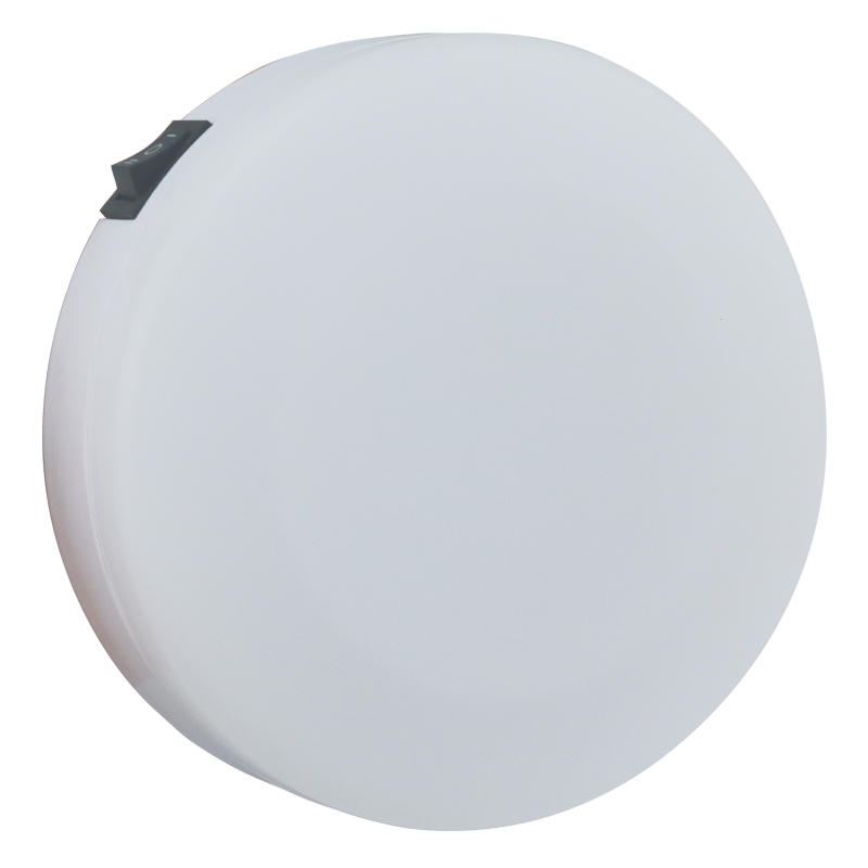 AquaLED Dome Light, red & white, w/3 position switch, 12V/24V DC Multivolt