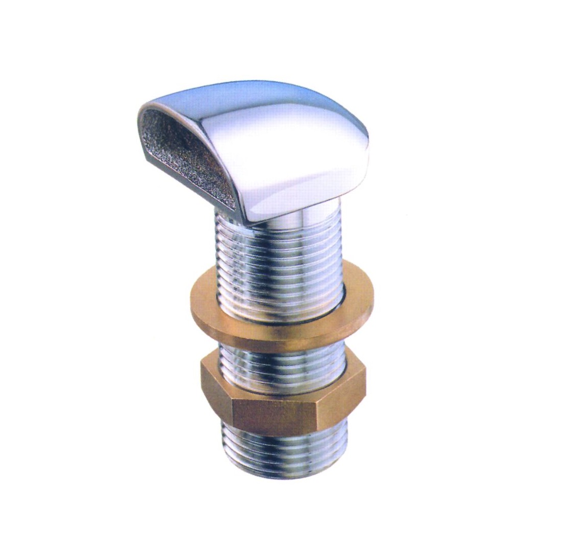 Scupper ''Space'' set, chromium plated brass