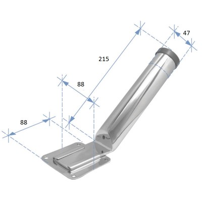 Removable rod holder