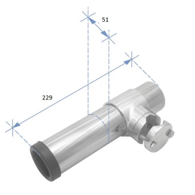 Rod Holder (rail mount)