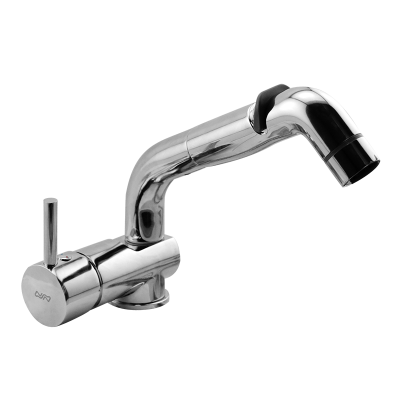 CASCATA Faucet w/ Adjust. Flow Sprayer & Pull-Out Shower Tube 150cm