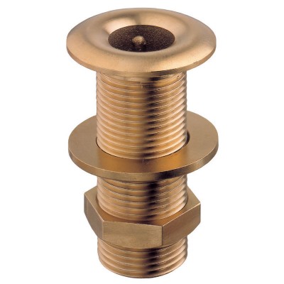 Through hull outlet, brass