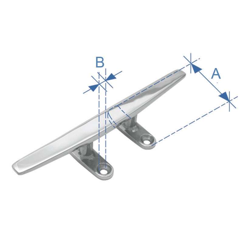 Trim line cleat, AISI 316