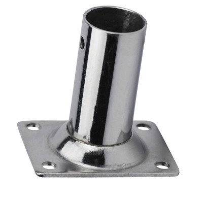Rectangular base w/ inclination 90o, Diam. 25mm