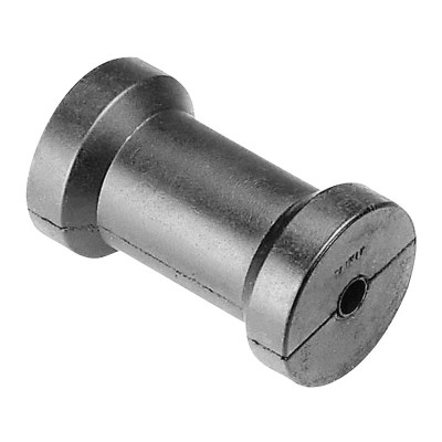 Spool keel roller light duty, molder rubber,