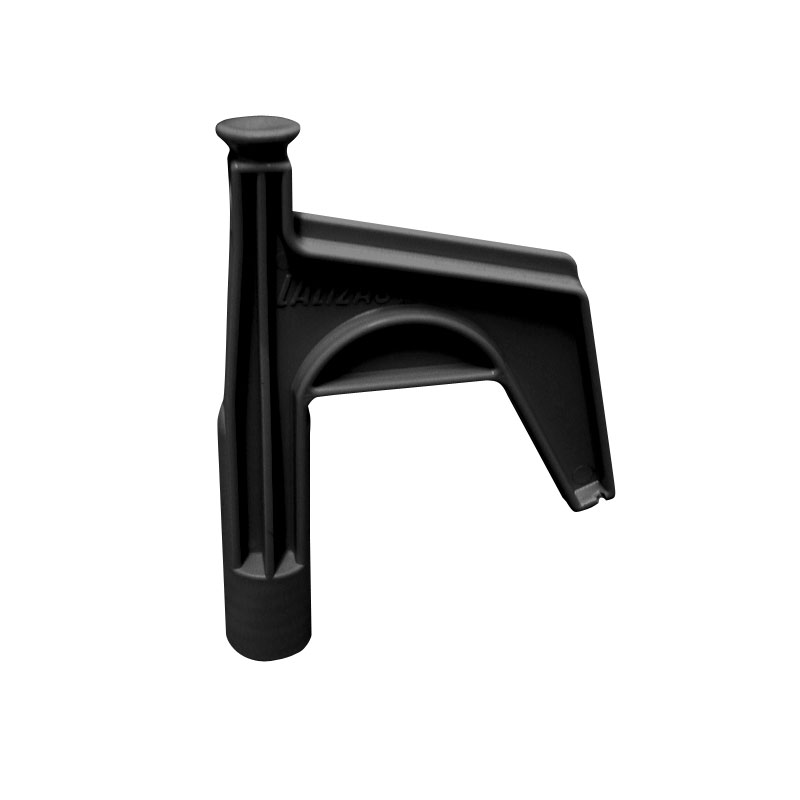 Hook with Thread, Ø22mm, Black