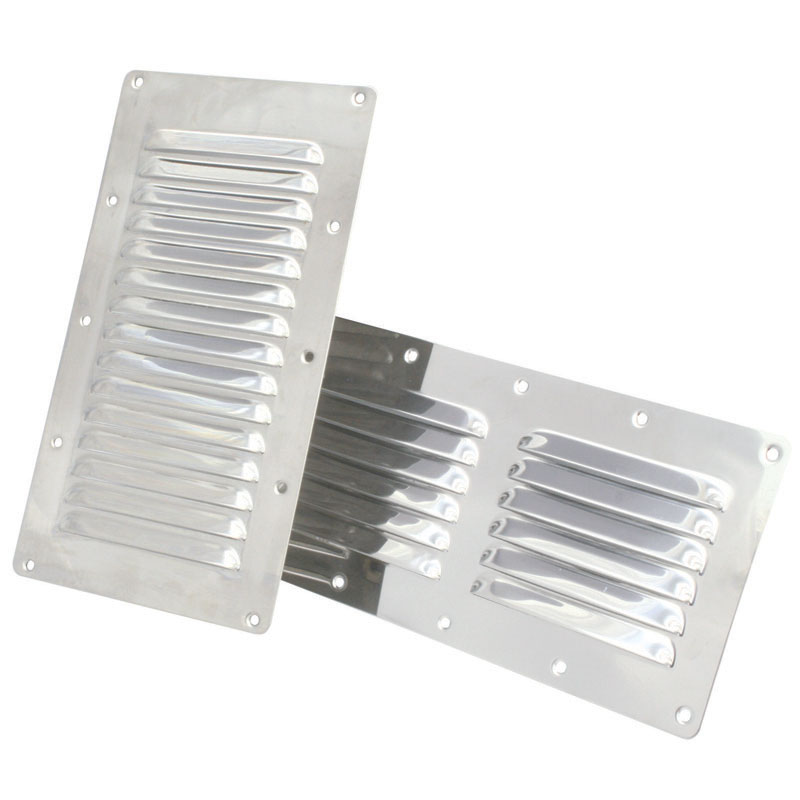 Louver ventilator, stainless steel 316