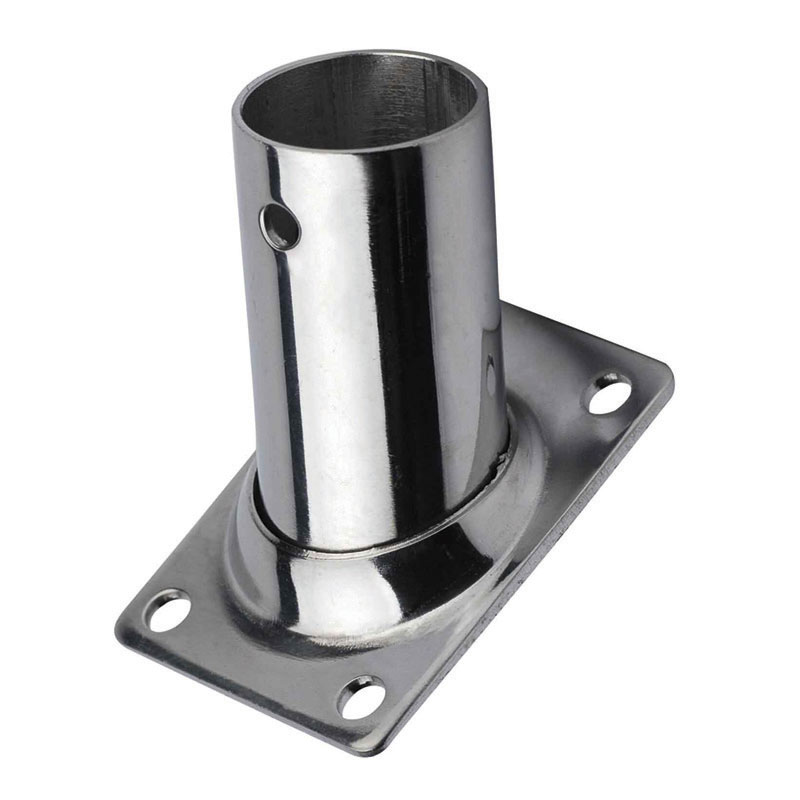 Rectangular base w/ inclination 60o, Diam. 25mm