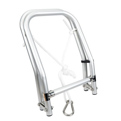 Aluminium, folding ladder for inflatable boats, 3 steps, 240x1020mm