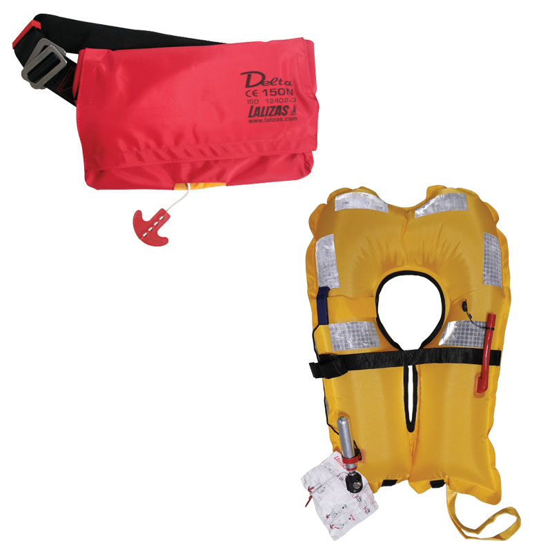 Delta Inflatable Lifejacket Belt-Pack, 150N, ISO 12402-3
