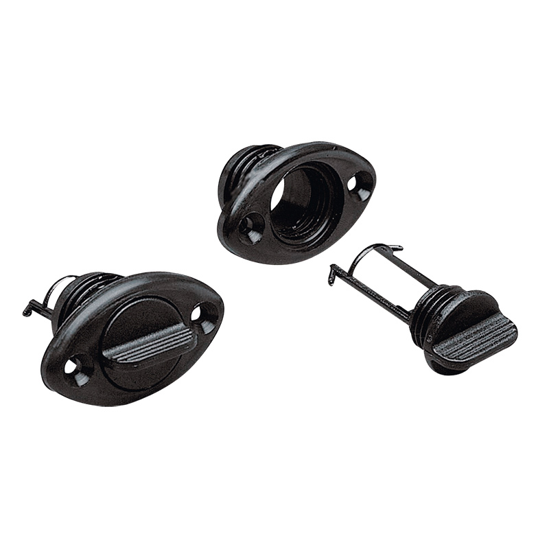 Drain Sockets with Captive Plug, Oval 54x33mm