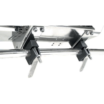 Dual horizontal round rail