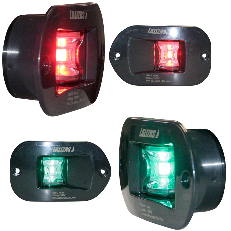 FOS LED 12 Set Port & Starboard Light side recessed mount 112.5°