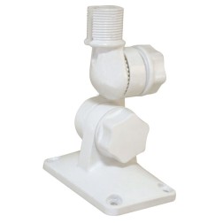 Four way antenna ratchet mount, two knobs
