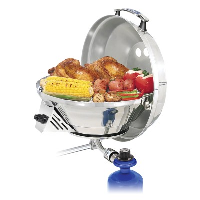 Gas Grill and Stove Combination, "Marine Kettle 3", Inox