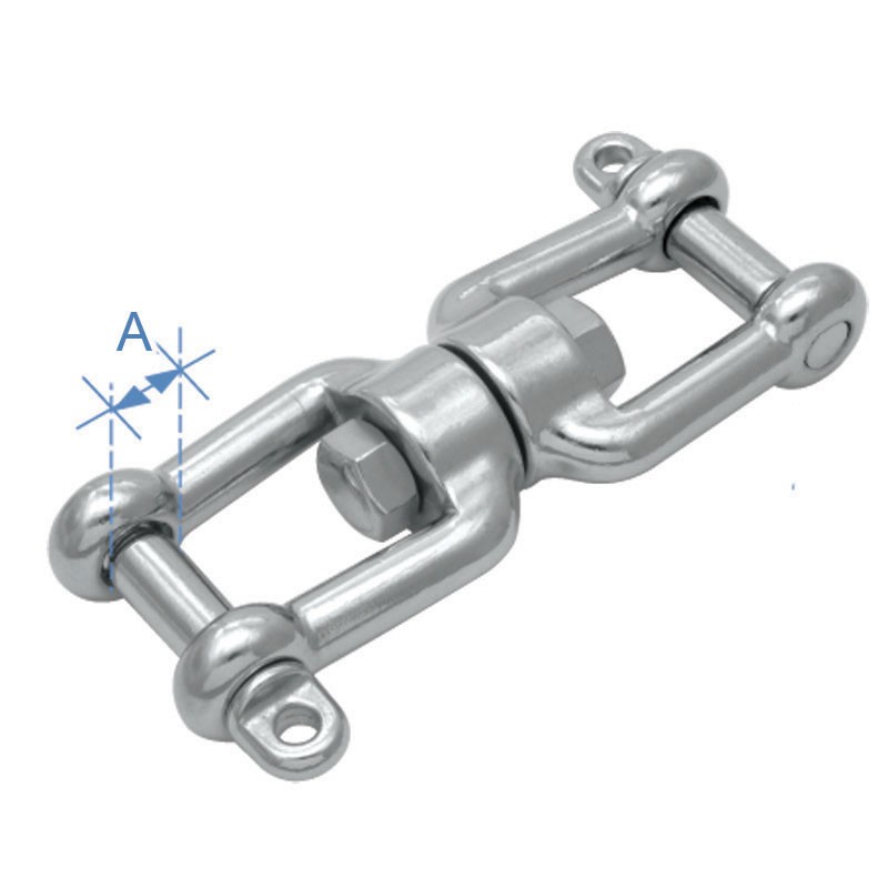 Jaw & jaw swivel, Inox 316