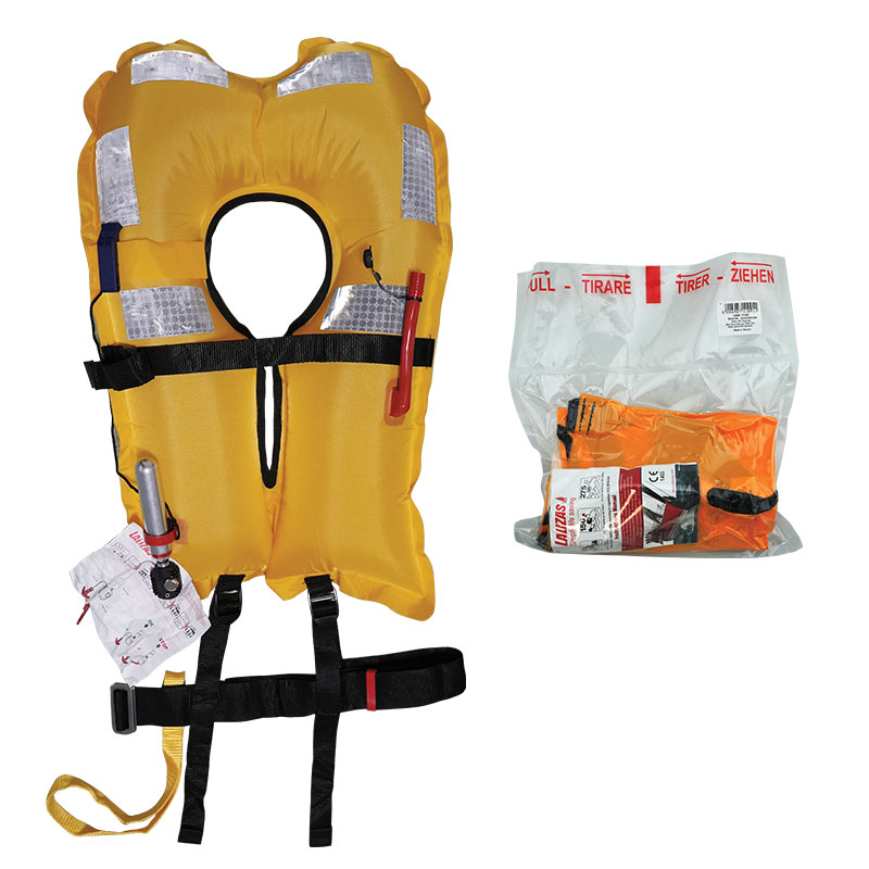 LALIZAS Inflatable Lifejacket, Vacuum Packed Delta, Manual, 150N, ISO, Adult