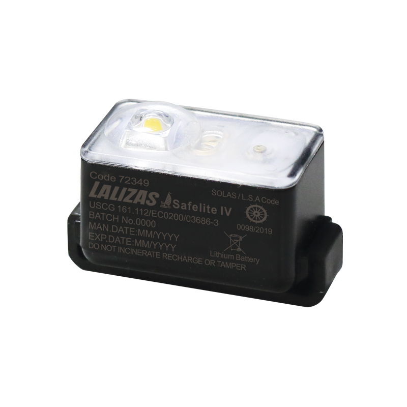 LALIZAS Lifejacket LED flashing light "Safelite IV" ON-OFF water activated, SOLAS/MED/USCG-MER/TC