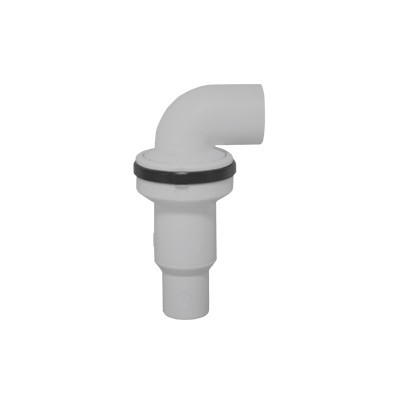 Non-return valve with outlet