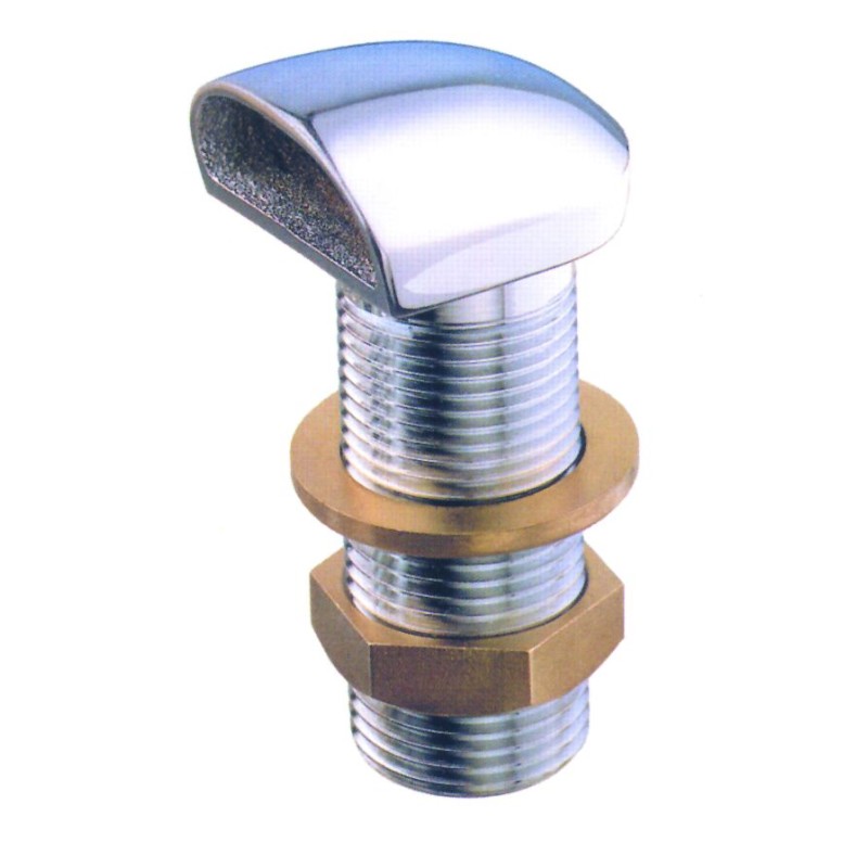 Scupper ''Space'' set, chromium plated brass