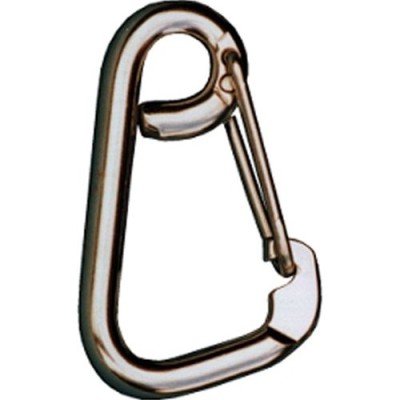 Spring snap w/ angled latch, Inox 316