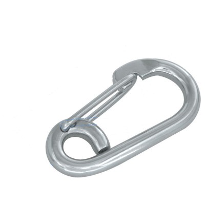 Spring snap w/ eye end, Inox 316