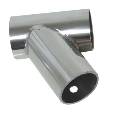 T Connection 60o, Diam. 25mm, stainless steel