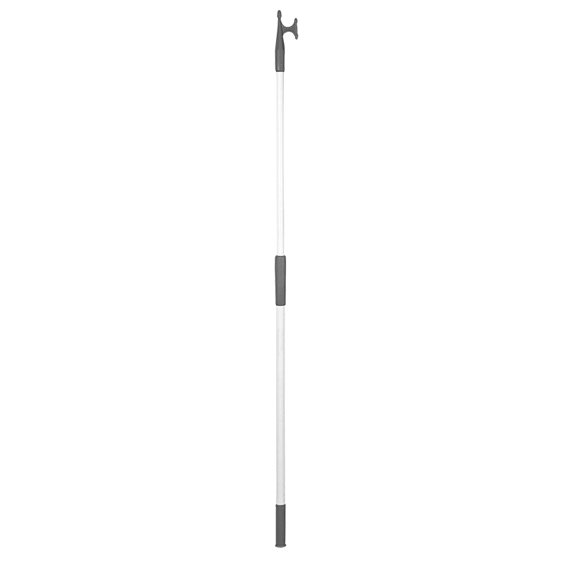 Telescopic Hooks 2-Ends, White Aluminium