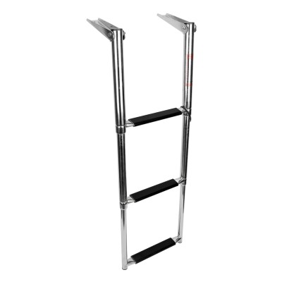 Telescopic Ladder, 3 steps, Inox 316