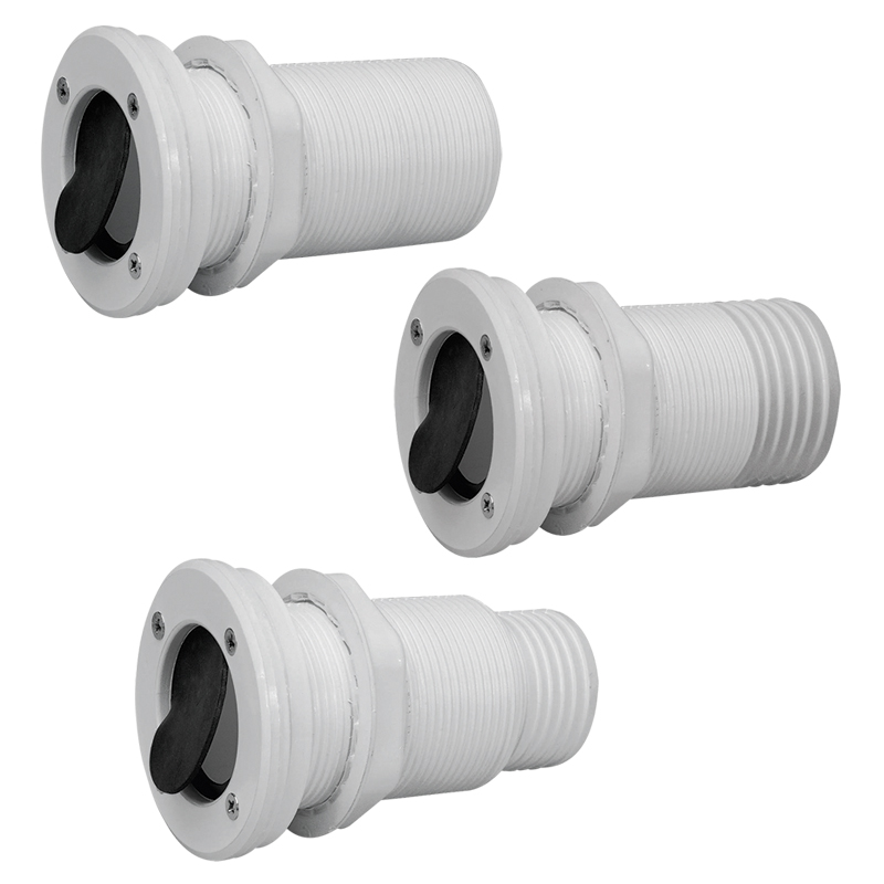 Thru-Hulls with Non-Return Valve for Hose