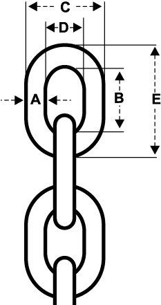 Chains inox 316 draw